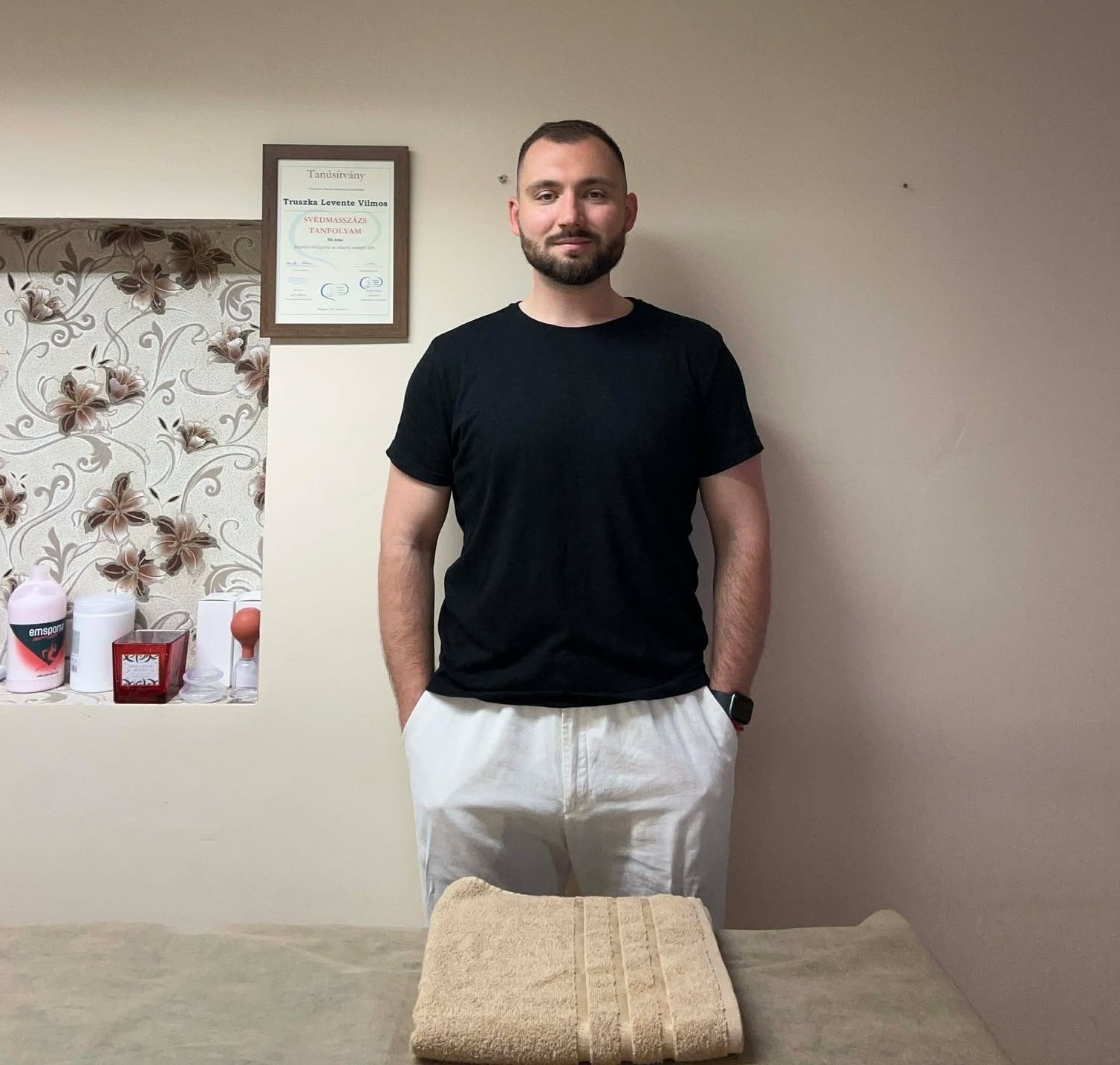 Truszka Levente portréja